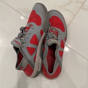 SIMMS Kids Red and Gray Shoes